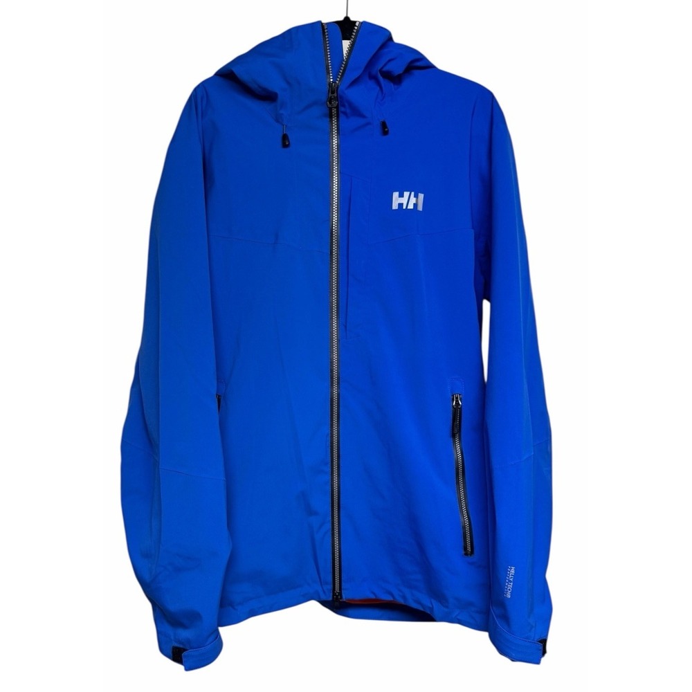 Helly Hansen Helly Tech Performance Hooded Waterproof Ski Jacket Blue Size Large